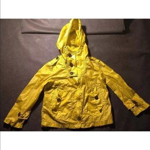 Burberry Unisex Lime Green Winbreaker/Rain Jacket